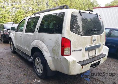 2006 Nissan Pathfinder Se из США, поврежденный, VIN 5N1AR18U96C608237